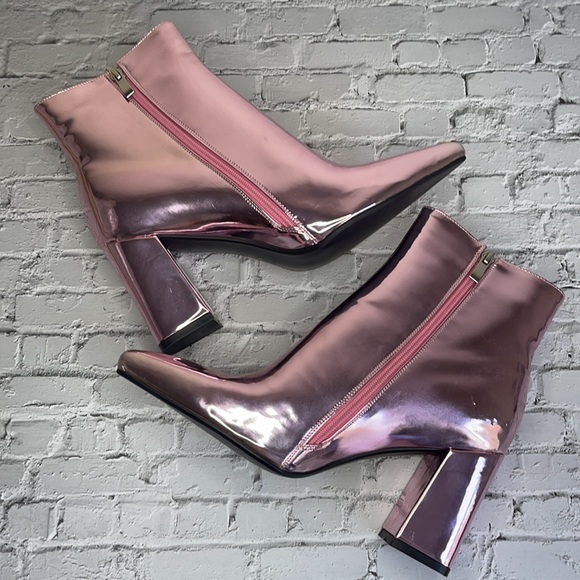 PUBLIC DESIRE | Empire Pointed Toe Ankle Boots - Picture 9 of 13